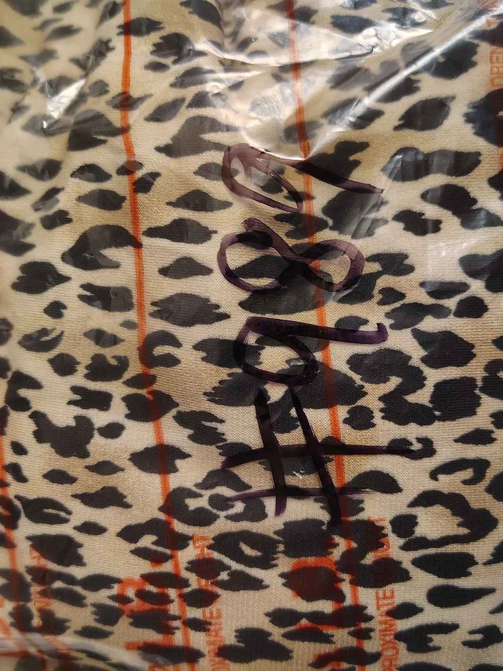 Calvin Klein Kids Leopard Print Pajama Top - Beige and Black